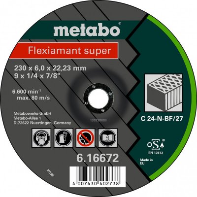 METABO - Flexiamant super 150x6,0x22,23 kámen, SF 27 - 616654000