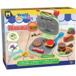 MAC TOYS Modelína veselá Burger kreativní set s nástroji výroba hamburgeru – Zboží Mobilmania