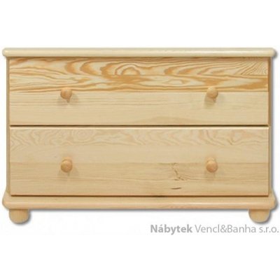 Drewmax prádelník z masivního dřeva borovice KD102 pacyg – Zboží Dáma