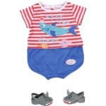 Zapf Creation BABY born Pyžamko a bačkůrky modré 43 cm – Sleviste.cz