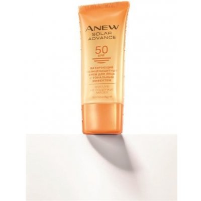 Avon - Sun+ matující tónovací krém na opalování proti stárnutí pleti SPF50 50 ml