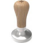 Eureka tamper s nastavitelnou rukojetí, 58,35mm, plochý, oak – Zboží Dáma