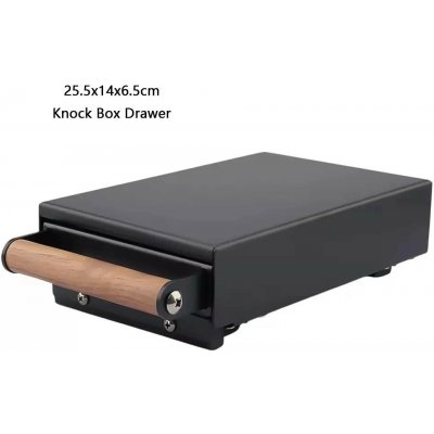 AVX HX2063 Stainless Steel Coffee Knock Box Drawer Black 220x140x66 mm – Zboží Dáma