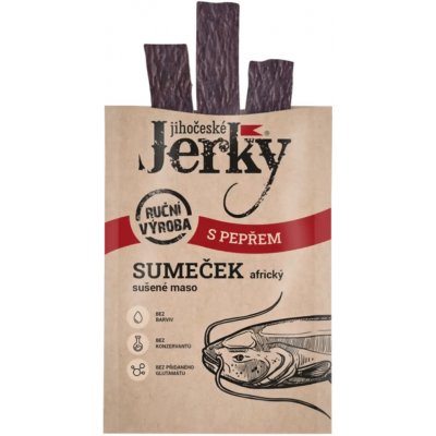 Jihočeské Jerky Sumeček africký s pepřem 15 g – Hledejceny.cz