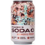 Prager's Soda Mango a broskev 330 ml – Hledejceny.cz