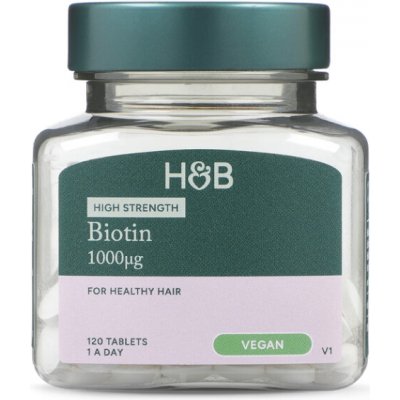 Holland & Barrett Biotin 1000 ug 120 tablet – Hledejceny.cz