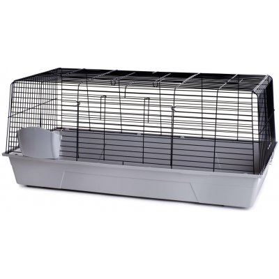 JK ANIMALS klec králík Black šedá 120 x 59 x 52 cm – Zboží Dáma