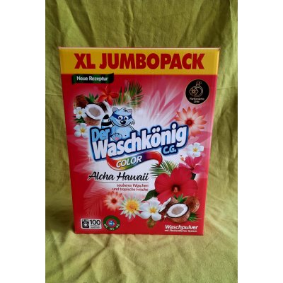 Waschkönig Color prášek na praní Aloha Hawaii XXL 6,5 kg 100 PD – Hledejceny.cz