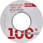 Emos S8231 2x0,35mm² bílá 1 m – HobbyKompas.cz