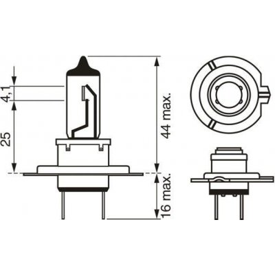 Bosch 1987302078 H7 PX26d 12V 55W – Zboží Mobilmania