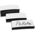 Magnetoplan Magnetické popisovatelné etikety 20 x 100 mm bílé 100 ks – Zboží Dáma