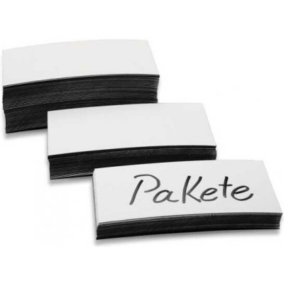 Magnetoplan Magnetické popisovatelné etikety 20 x 100 mm bílé 100 ks – Zboží Dáma