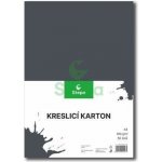 STEPA Karton kreslicí barevný A4 180g / 50l černý – Zboží Mobilmania