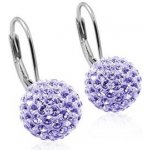 NUBIS® stříbrné koule s krystaly Crystals from Swarovski® Light Amethyst NBS001-LA – Hledejceny.cz