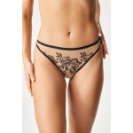 Astratex Tanga Moe béžovo černá – Zboží Mobilmania