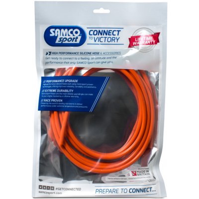 Samco Sport silikonová podtlaková hadička s vnitřním průměrem 6,3 mm, délka 3 m oranžová
