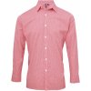 Pánská Košile Premier Workwear pánská bavlněná košile s dlouhým rukávem PR220 red