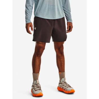 Under Armour pánské funkční kraťasy UA Train Anywhere shorts-GRY šedo-hnědé