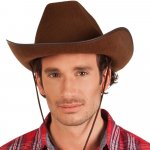 Kovbojský klobouk hnědý – Zboží Dáma