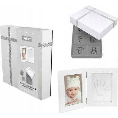 Dooky double Frame Handprint & Luxury Memory Box – Sleviste.cz