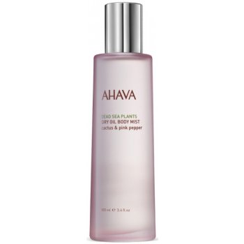 Ahava Dead Sea Plants Cactus & Pink Pepper suchý tělový olej ve spreji 100 ml