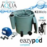 Evolution Aqua EA Eazy POD KHAKI Micro Air Complete, včetně UV 18 Watt a kompresoru Airtech 70, pro jezírka do 25 m3, v khaki barvě – Zbozi.Blesk.cz