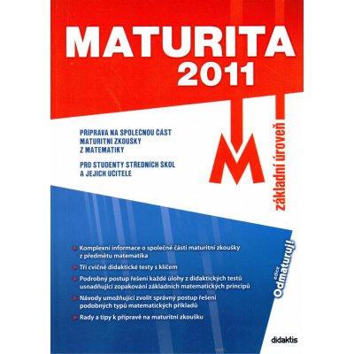 Maturita 2011 - Matematika základní úroveň - P. Kupka, Š. Ledvinka – Zbozi.Blesk.cz