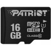 Paměťová karta Patriot microSDHC 16GB SF16GMDC10