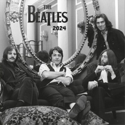 Oficiální nástěnný 16 měsíců The Beatles 30 x 30 60 cm 2024