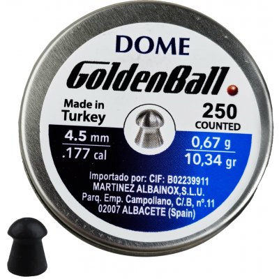 Diabolky Albainox DOME GOLDENBALL 4,5 mm 250 ks – Zboží Dáma
