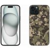 Pouzdro a kryt na mobilní telefon Apple mmCase Gelové iPhone 15 Plus - maskáčový vzor 12