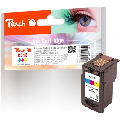 Peach Canon CL-513, 17 ml kompatibilní CMY