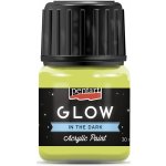 Pentart Akrylová barva svítící ve tmě 30 ml LIMETKOVÁ – Sleviste.cz
