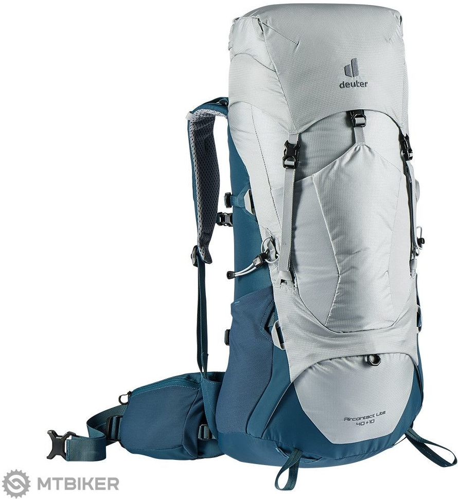 Deuter Aircontact Lite 40+10 šedý/modrý