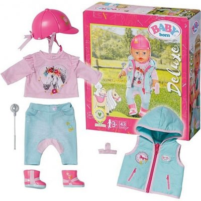 Zapf Creation BABY born Jezdecká souprava s vestou 43 cm – Hledejceny.cz