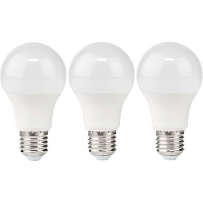 Nedis LBE27A603P3 LED žárovka, E27, A60, 220V, 11W, teplá bílá, 1055lm, 2700K, matná, 3ks LBE27A603P3 – Hledejceny.cz