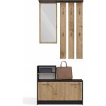 TP Living Předsíňová stěna Artisan B hnědá – Zboží Dáma