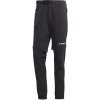 Pánské sportovní kalhoty adidas Terrex Utilitas Hiking Zip-Off pants Black