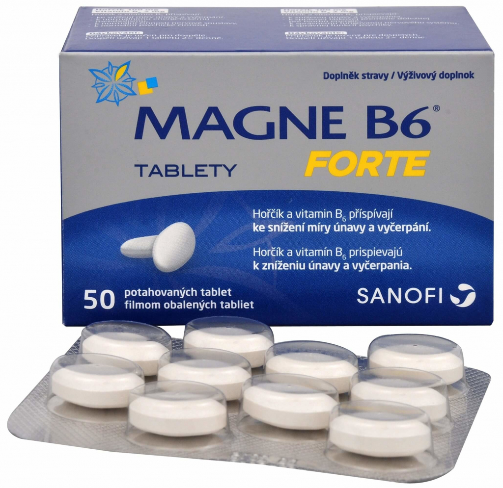 Magne B6 Forte 50 tablet od 158 Kč - Heureka.cz