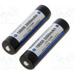 KEEPPOWER P1835J Akum: Li-Ion; 18650,MR18650; 3,7V; 3500mAh; Ø18,2x69,2mm; 8A; 2ks. – Zboží Živě