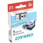 Dymo 40913 černý tisk/bílý podklad, 7m, 9mm – Hledejceny.cz