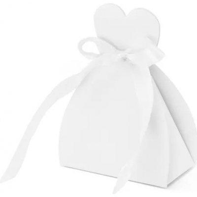 PartyDeco PartyDeco Svatební krabičky na dárky - Nevěsta 10 ks – Zboží Dáma