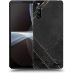 Pouzdro Picasee silikonové Sony Xperia 10 III - Black tile černé – Zbozi.Blesk.cz