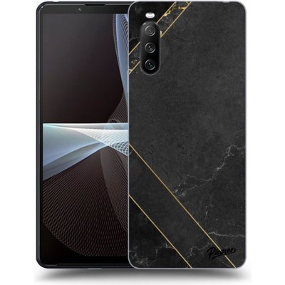 Pouzdro Picasee silikonové Sony Xperia 10 III - Black tile černé – Zbozi.Blesk.cz