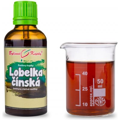 Bylinné kapky Lobelka čínská TCM tinktura Pavlovy bylinné kapky 50 ml – Hledejceny.cz