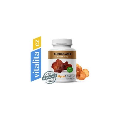 MycoMedica Auricularia jidášovo ucho 2× 90 kapslí – Hledejceny.cz