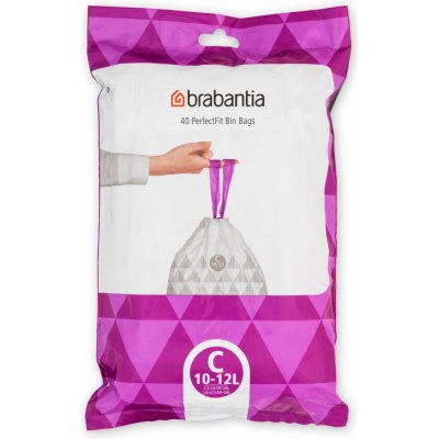 Brabantia PerfectFit pytle 10-12 L C 40ks v balení 18µm – Zboží Mobilmania