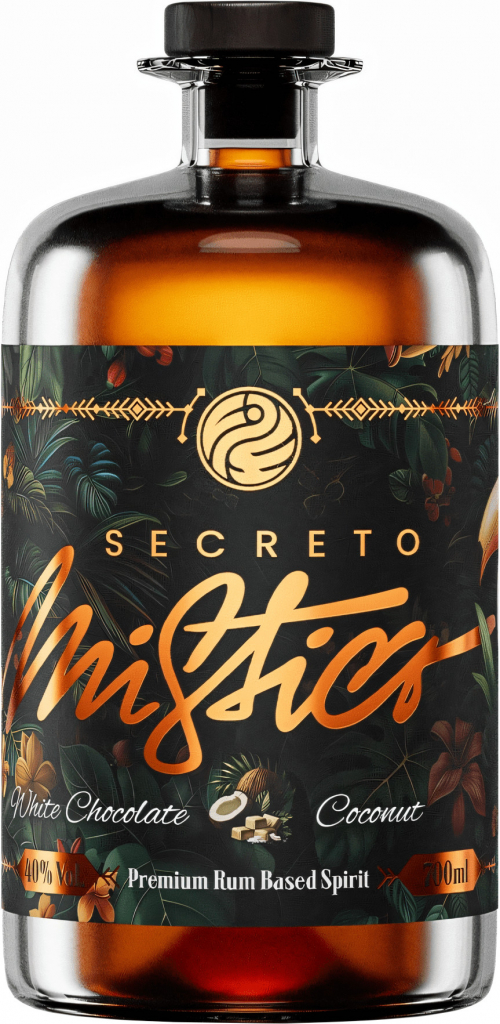 Secreto Mistiko White Chocolate & Coconut 40% 0,7 l (holá láhev)
