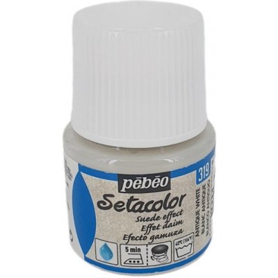 Barva na textil Pébéo Setacolor semišová 45 ml bílá antická 319 – Zboží Dáma