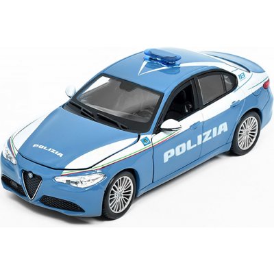 Bburago Alfa Romeo Giulia Polizia 2016 1:24 – Zboží Mobilmania